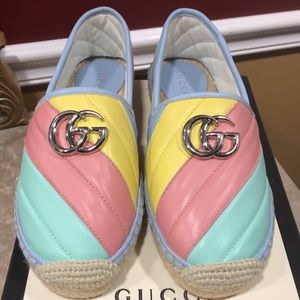 Pastel Gucci GG espadrilles woman size 8
